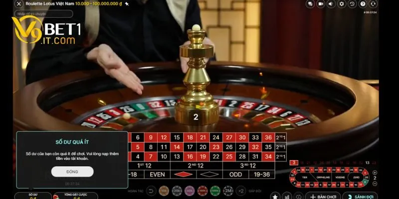 Chính thức chơi ván Roulette trực tuyến tại V9Bet
