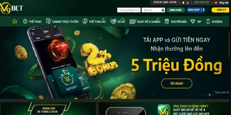 V9bet tặng 100k – Cách nhận ưu đãi và tận dụng cơ hội thắng lớn 3 Mẹo tận dụng 100k từ V9bet
